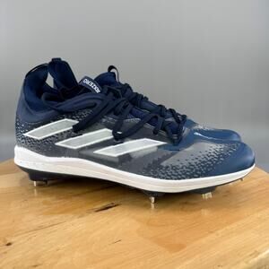 Adidas Adizero Afterburner 7 Mens Size‎ 15 Baseball Cleats Metal Lightlock Blue